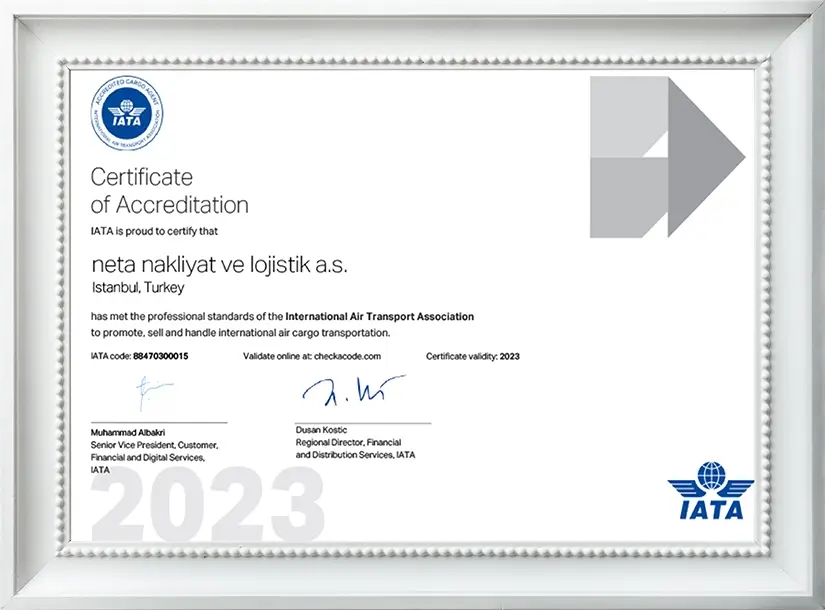 IATA Accreditation License